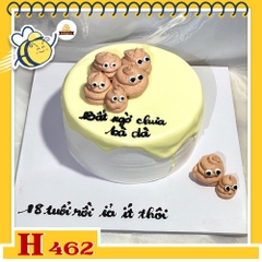 Bánh kem sinh nhật H462 troll độc đáo hình cục phân vui nhộn, hài hước