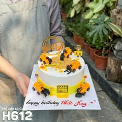 Bánh kem H612 công trình xây dựng cực ngầu cho bé trai