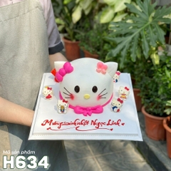 Bánh kem H634 tạo hình Hello Kitty 3D cực kỳ đáng yêu cho bé gái