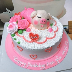 [SP0028] Heo dễ thương - bánh kem tặng người yêu