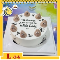 Bánh kem đẹp L34 troll bạn thân cực hài hước dễ thương