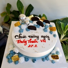 BS06 mẫu bánh tặng bác sĩ thầy thuốc nhân dịp 27/2