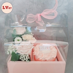 [Chỉ ship HCM] Set hoa bánh kem LV07