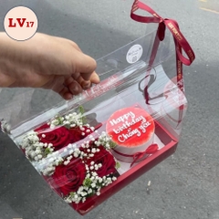 [Chỉ ship HCM] Set hoa bánh kem LV17