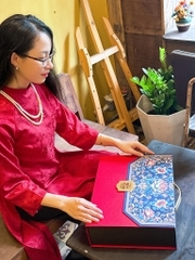 Giỏ quà tết Cẩm Lệ Lời Chúc Phúc Lộc Và Sức Khỏe