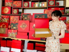 Giỏ quà tết Ngã Bảy Lộc Xuân Sum Vầy