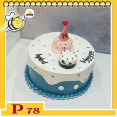 Bánh kem P78 con thú nhỏ thổi bánh kem kiểu mới nhất sửa theo yêu cầu