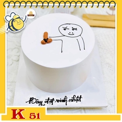 Bánh sinh nhật Gen Z đơn giản K51 Bựa