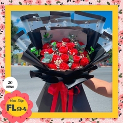 Bó hoa sáp hoa hồng vĩnh cửu FL94 mẫu 20 bông