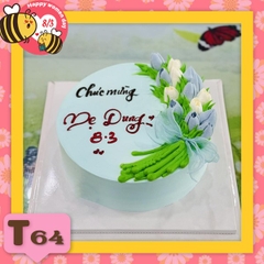 Bánh kem 8 tháng 3 T64 quà tặng quốc tế phụ nữ 8/3