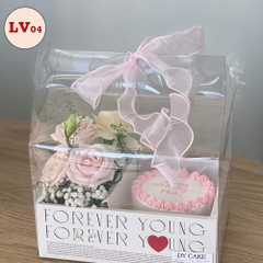 [Chỉ ship HCM] Set hoa bánh kem LV04