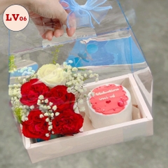 [Chỉ ship HCM] Set hoa bánh kem LV06