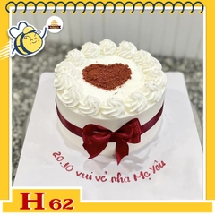 Bánh kem phụ nữ 20/10 H62 phong cách hiện đại sang trọng
