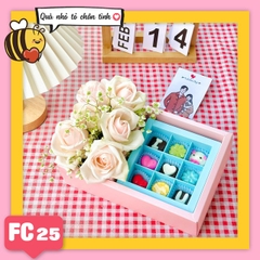Set socola và hoa tươi FC25 valentine