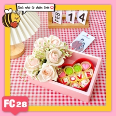 Set socola và hoa tươi FC28 valentine