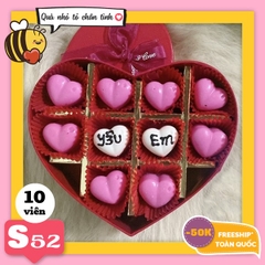Hộp socola valentine S52 10 viên - Chocolate chất lượng giao tận nhà