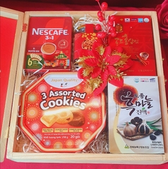 T103 Tỏi đen Hàn, Sâm chén Hàn Quốc, Bánh Nhật Bản MA’AM. NesCafe, Hũ hạt dinh dưỡng