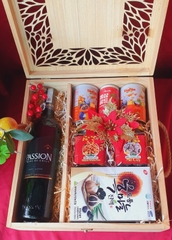 T106 Passion 13.5độ, Tỏi Đen, 1 Hồng Sâm Queen Bin, 2 Hũ Hạt, 2 Đậu Phộng Tân Tân