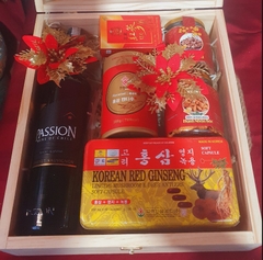 T116 Sâm lát JM,  Hồng Sâm Sobaek Red Ginseng, Đạm sâm Gold Hàn, 2 hũ trái cây sấy
