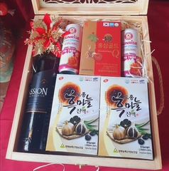 T125 Passion, Sâm Q6 Plus, 2 Hộp tỏi đen Hàn Quốc, 2 Yến chưng Đông Trùng Hạ Thảo