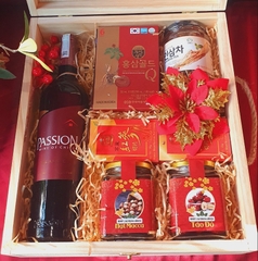 T46 Sâm nhung hươu, Sâm Mật Ong Bio, 2 Sâm lát JM, Passion Chile, 2 Hũ hạt dinh dưỡng