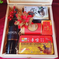 T91 Set quà Đạm Sâm Gold, Kẹo Hồng Sâm, Sâm Lát, Tỏi Đen, Pasion