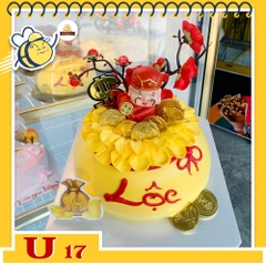 Bánh kem U17 cúng khai trương đón tài lộc ông thần tài may mắn