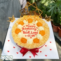 Bánh sinh nhật trứng muối Y22 bông lan trứng muối ngon