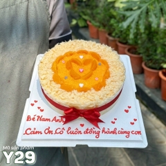 Bánh sinh nhật trứng muối Y29 bông lan trứng muối ngon