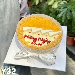 Bánh sinh nhật trứng muối Y32 bông lan trứng muối ngon