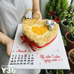 Bánh sinh nhật trứng muối Y36 bông lan trứng muối ngon