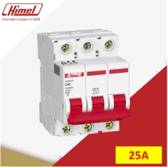 Cầu Dao Tự Động  MCB 3P, 25A, 6kA