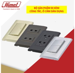 Ổ cắm đơn có công tắc, cổng USB và đèn báo