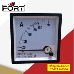 Đồng hồ Ampermeter (0-250/500A) - FT-72A 0-250A Fort