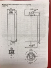 Tụ bù tròn 450v 25kVAr 3P