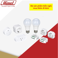 Bộ 2 cái Ổ cắm đôi 3 chấu 72mm  HWDC5P3+HWDC5TWU Himel