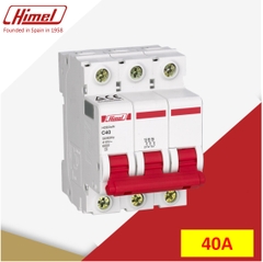 Cầu Dao Tự Động  MCB 3P, 40A, 6kA