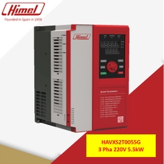 Biến tần Inverter HAVXS2T0055G  3 Pha 220V 5.5kW Himel