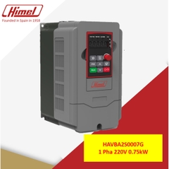 Biến tần Inverter HAVBA2S0007G  1 Pha 220V 0.75kW Himel