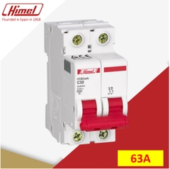 Cầu Dao Tự Động  MCB 2P, 63A, 6kA