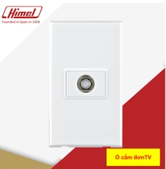 Bộ 2 cái ổ cắm đơn TV HWDC5P1+ HWDC5SAT Himel