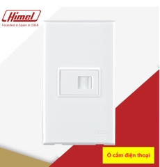 Bộ 2 cái ổ cắm điện thoại  HWDC5P1+HWDC5TEL4 Himel