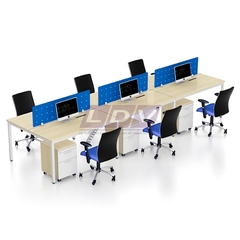 Module bàn làm việc 6 chỗ MD6-LDV-05