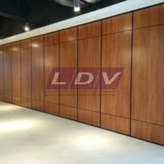Vách ngăn di động gỗ Veneer cao cấp