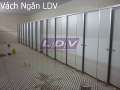 Vách ngăn vệ sinh tấm Compact Trung Quốc Grade HPL màu kem