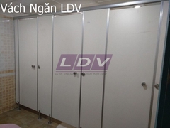 Vách ngăn vệ sinh tấm Compact Trung Quốc Grade HPL màu kem