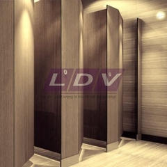 Vách ngăn vệ sinh chất liệu gỗ MFC