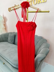 Đầm body đuôi cá dáng dài - Đỏ - M