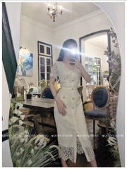 Đầm ren sang chảnh dáng dài