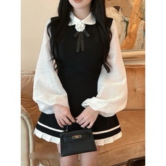 BIGSIZE 55-65kg - Đầm hoa tay phồng